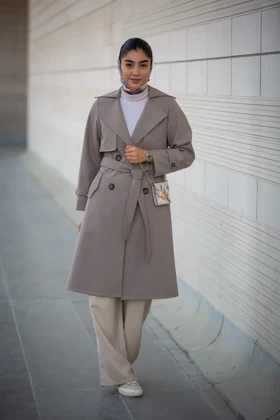 بارانی سوپر سانتانا ژیله دار بلند