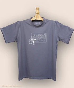 تیشرت مردانه و زنانه اصیل ایرانی طرح نگاه کوروش بزرگ