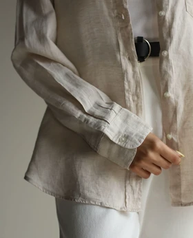 شومیز لینن رنگی tghv_h&m