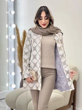 پالتو جلو باز مغزی دوزی