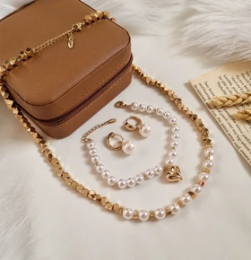 گردنبند مروارید لوکس ژوپینگ G14