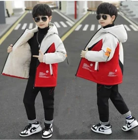 کاپشن پسرانه وارداتی طرح نایک با آستر نرم پشمی