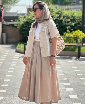 شومیز لینن نچرال
