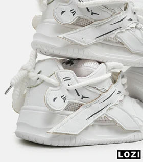 کفش کتانی مردانه و زنانه سفید CIRCA LOPEZ sneakers
