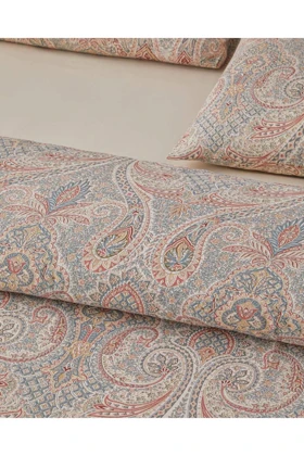 سرویس روتختی دو نفره English Home مدل Boho Chic پنبهای - بژ