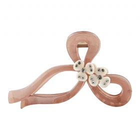 کلیپس زنانه مدل پاپیونی نگین‌دار