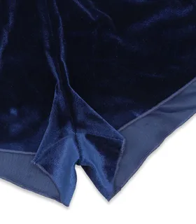 ست شورتک و تاپ مخمل Neev نیو کد Muffin 4610 سرمه‌ای Navy