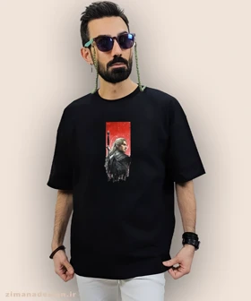 تیشرت لش مردانه و زنانه طرح ویچر شخصیت گرالت کد 923