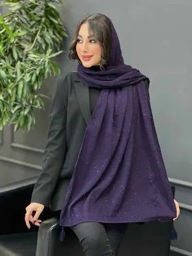 شال پلیسه شاین دار