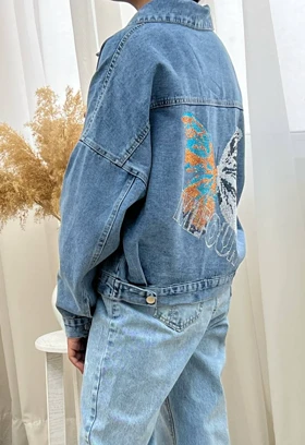 کت جین پروانه کد 2932