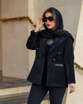 پالتو کوتاه پاییزه کد 2415