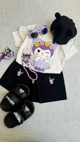 ست تیشرت و شلوارک کرومی