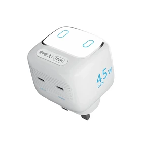 آداپتور 45W پاورولوژی مدل POWEROLOGY LUNIX AICHARGER PWCUQC052