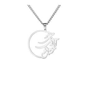 گردنبند هرچی آرزوی خوبه مال تو و زنجیر نقره 925