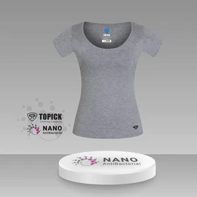 تاپیک تیشرت آستین کوتاه tshirt-nano-gray