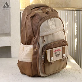 کوله پشتی دخترانه Backpack A29 (قهوه‌ای)