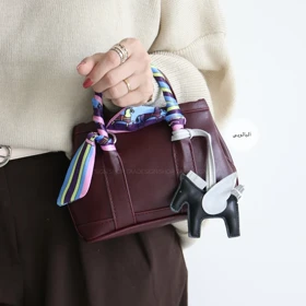 کیف زنانه دوشی - دستی مدل روینا (آلبالویی)