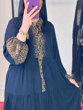 پیراهن بلند نخی