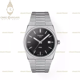ساعت مچی تیسو پیاریکس صفحه مشکی مهندسی Tissot PRX
