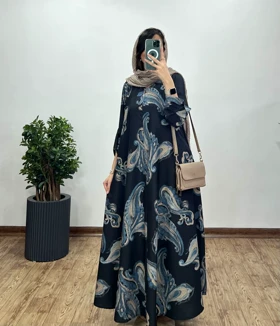 پیراهن بلند سوپر کلوش ایتالیا (ایراد دار)