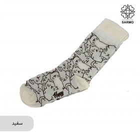 جوراب طرح گربه ساق‌دار