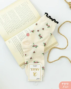 جوراب لب ژورطرحدار 4936