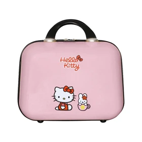 چمدان لوازم آرایشی ماژرو مدل هلو کیتی (صورتی پاستیلی)