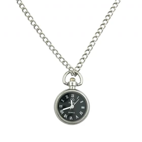 گردنبند طرح ساعت با زنجیر اسپرت