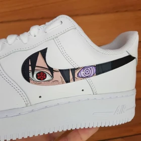 کفش اسپرت کاستوم کتانی با طرح Sasuke نایک nike ایرفورس air force کد 57038