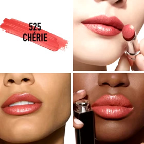 رژلب دیور ادیکت آبرسان و براق Dior Addict Hydrating Shine Lipstick (525 Chérie)