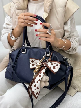 کیف مهدیس (سرمه ای)