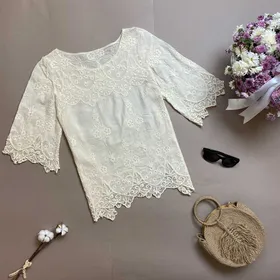 شومیز تمام گلدوزی
