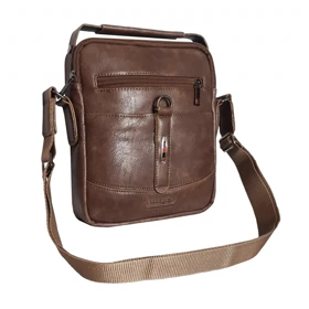 کیف رودوشی چرمی گوگانا مدل GOOGANA - GOOG920 (قهوه ای)