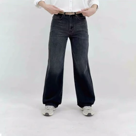 شلوار جین نیم بگ 1008613