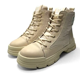 کفش نیم بوت کاپشنی زنانه مدل sneaker - 0110