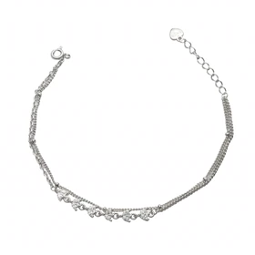 دستبند نقره کد 351237