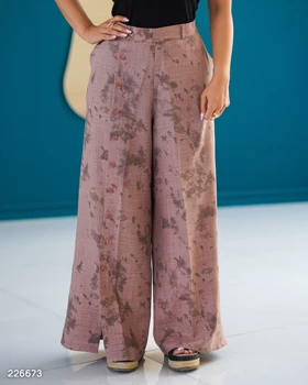 شلوار بگ زنانه تابستانه مدل یامین کد 2266 (اصالت ضمانت)