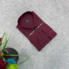 پیراهن ساده تک‌رنگ قواره کلاسیک استین بلند_ پارچه فلورا درجه یک