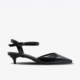 کفش مجلسی زنانه پاشنهدار 3 سانت ورنی مدل valentino 3004074