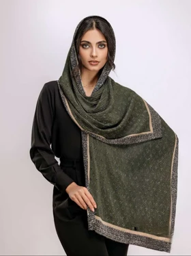 شال نخی پلیسه ریز کد 342