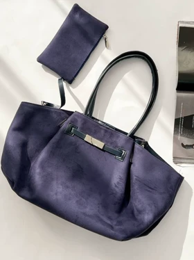 کیف قایقی زارا 3507 (سرمه ای)