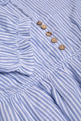 پیراهن لینن بلند - 9112