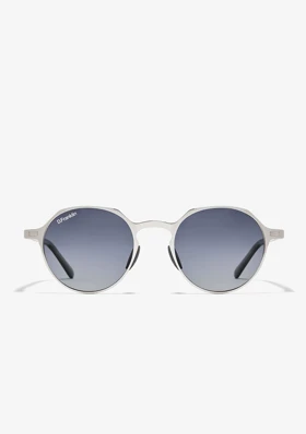 عینک آفتابی دی فرانکلین مدل D.franklin Ultra Light S Round Metal Silver / Gradient Smoke