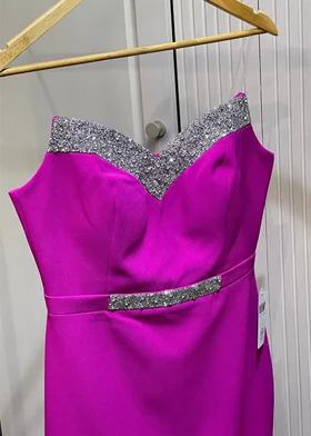 پیراهن دکلته نگین D