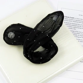 بامتل مو زنانه مدل فر گوجه ای کد 3155