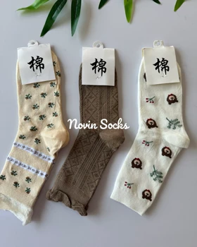 جوراب ساق‌دار طرح خرس جنگل