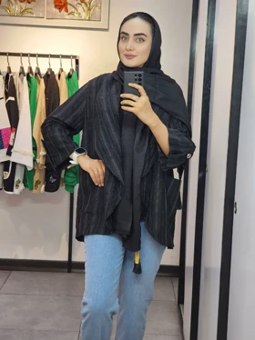 کت لینن طرحدار