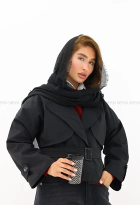 ترنچ کت آستر دارکد1004292