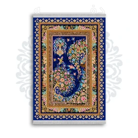 *جدید* فرشینه از جنس پارچه شانل مخمل ترک طرح فانتزی برند دفه کد 491