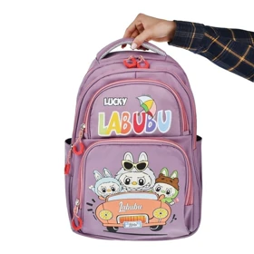 کوله پشتی مدرسه مدل Lucky Labubu
